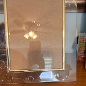 Lenox Gold Glass Picture Frame with Scroll Accents